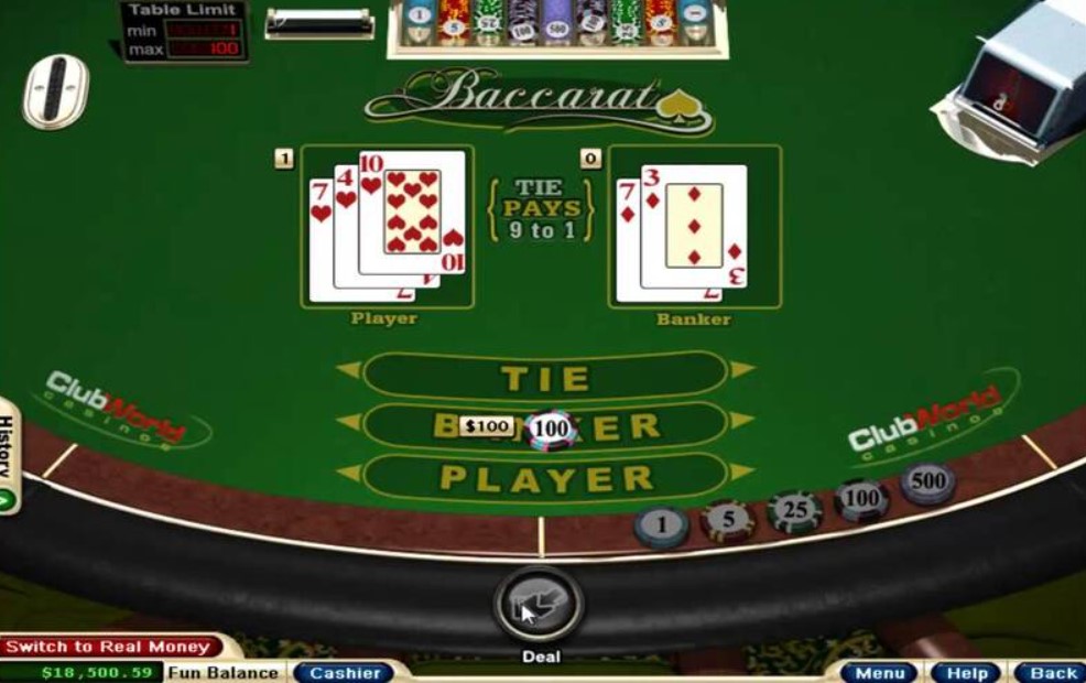 Một số thuật ngữ trong Baccarat